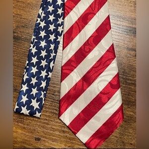 🌟HP🌟 AMERICAN FLAG HAND MADE Tie Steven Harris Necktie Patriotic United USA